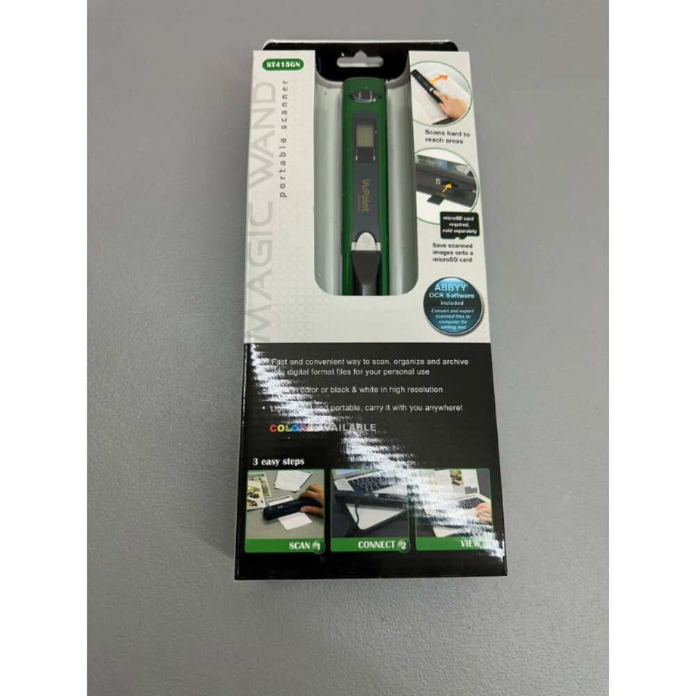 VuPoint Magic Wand Portable Scanner ST415GN